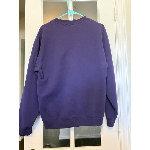 Champion Grand Canyon University Sweatshirt M – Purple Crewneck Embroidered Logo - Picture 4 of 6